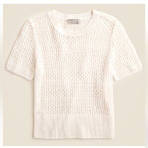J Crew Sweater S Cashmere White